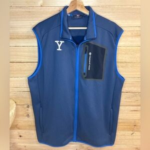 Vineyard Vines Men’s Performance Full Zip Vest Blue Size XL